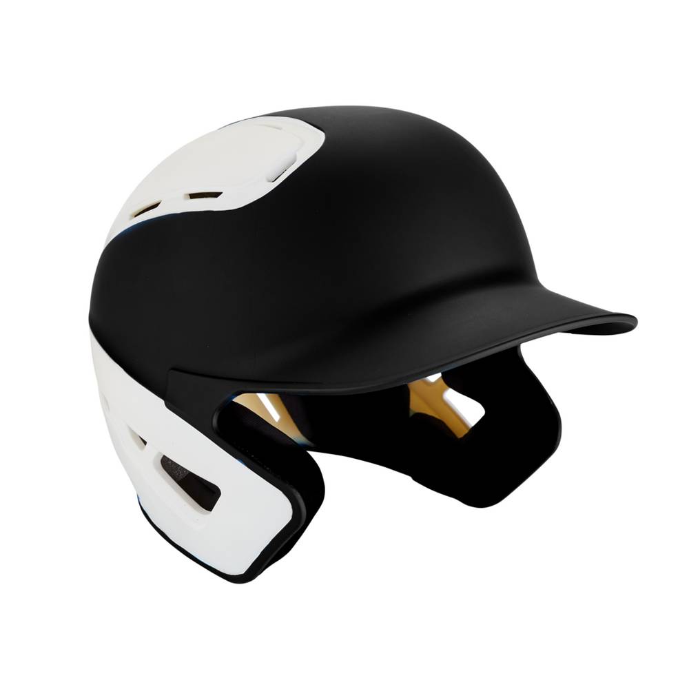 Casco Mizuno B6 Baseball Batting Hombre Negras/Blancas Outlet UNSB-86497